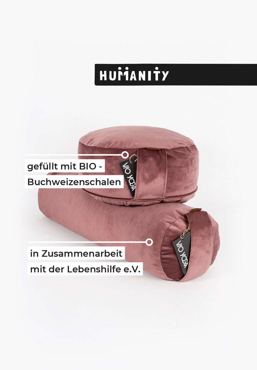 Yoga Kissen Set Samt