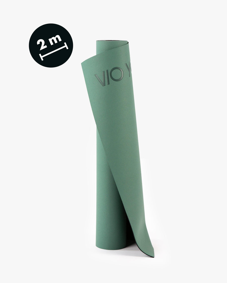 Yogamatte Gripster - 200 cm Länge -Green VIO YOGA®