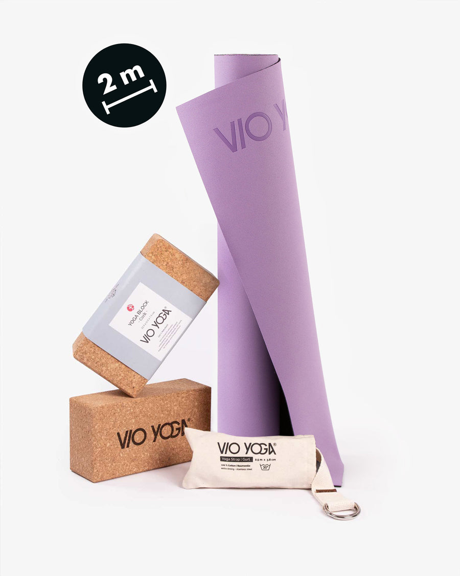 Yogamatte Gripster - Yoga Set - Lila Lavender - VIO YOGA